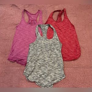 Lot of 3 Lululemon Tanks